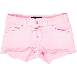 Isabel Marant pink denim shorts